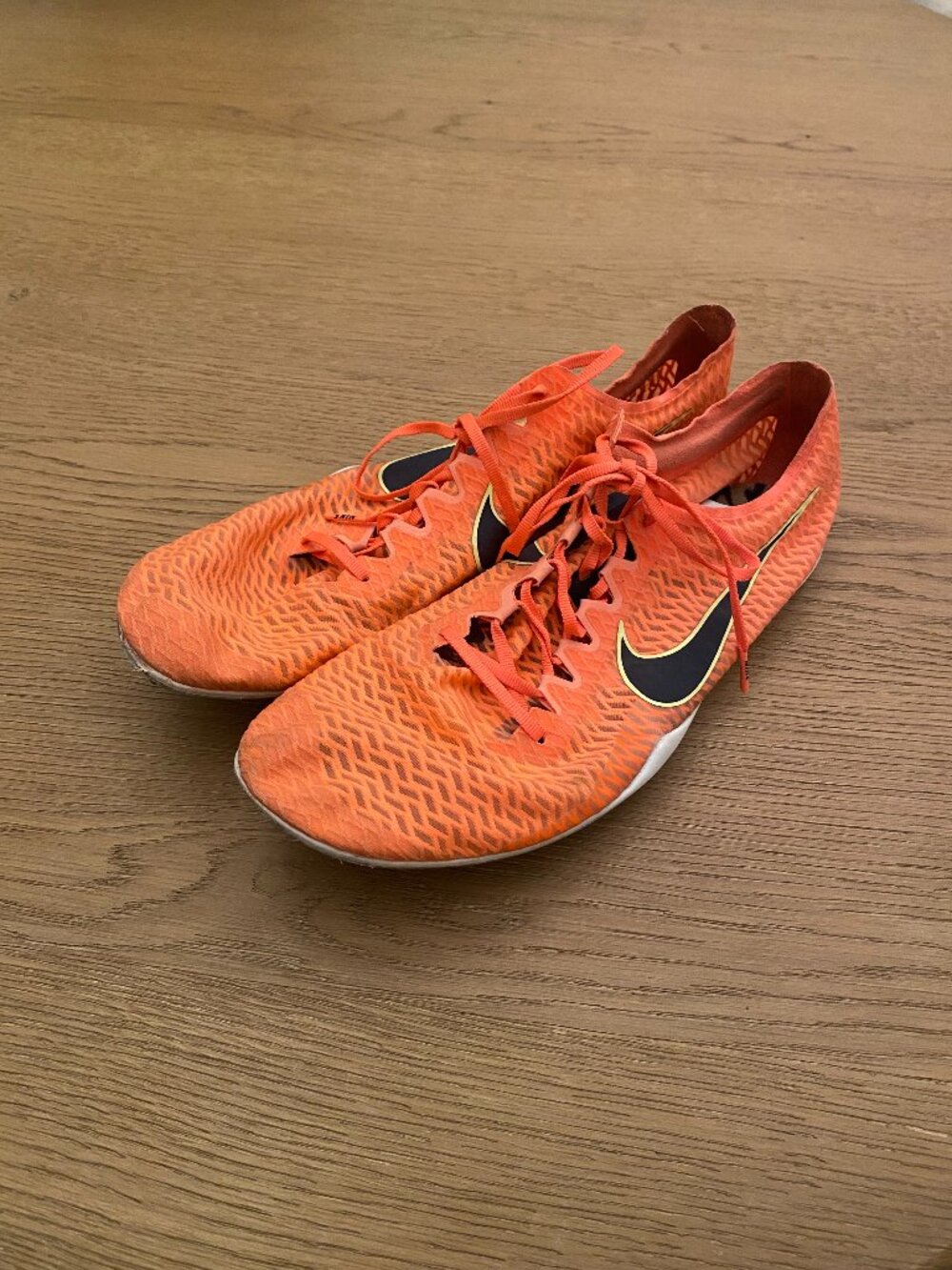 Nike Zoom Mamba V Track Spikes Shoes Bright Mango AJ1697-800